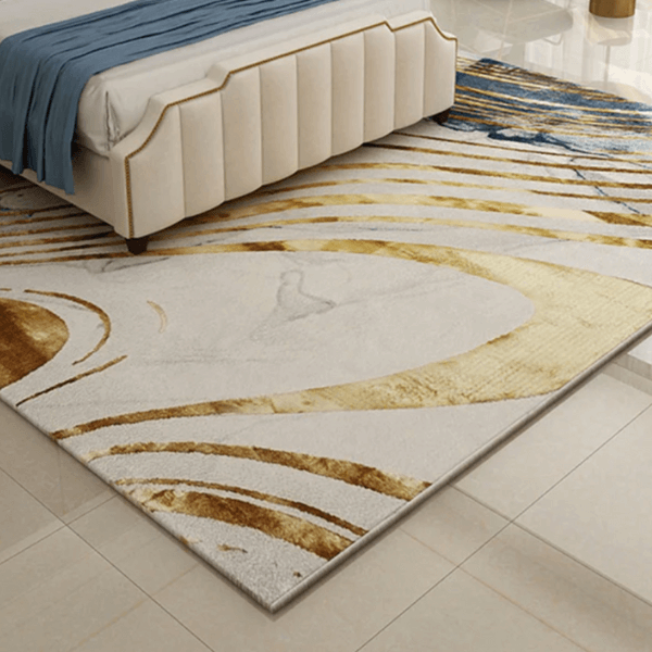 พรม MJHOMEDESIGNS 19768 SERIES ขนาด 200 X 290 ซม. ขาว-ทอง_2